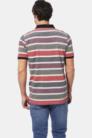 thumbnail: Babista regular fit gestreepte polo Plus Size - oranje