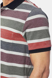 thumbnail: Babista regular fit gestreepte polo Plus Size - oranje