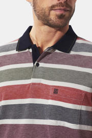 thumbnail: Babista regular fit gestreepte polo Plus Size - oranje