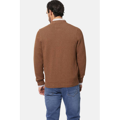 Babista gebreid vest CALEN bruin afbeelding