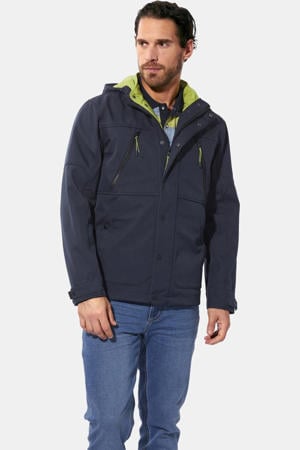 ANVIRO softshell jas Plus Size - donkerblauw