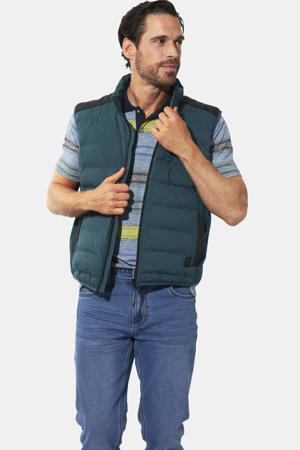 quilted bodywarmer Plus Size - petrol