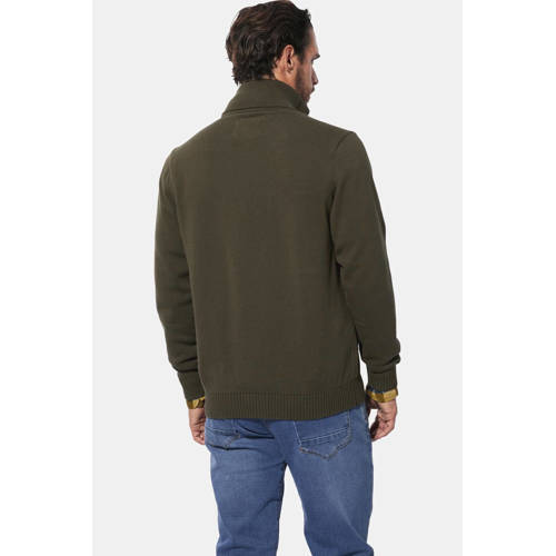 Babista cardigan gebreid HALOR olijfgroen afbeelding