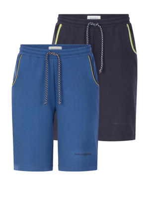 sweat regular fit sweatshort Plus Size - blauw