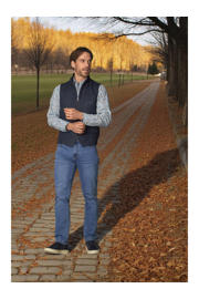 thumbnail: Babista viscose bodywarmer Plus Size - donkerblauw
