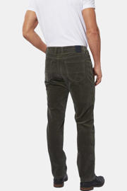 thumbnail: Babista corduroy regular fit broek Plus Size - olijfgroen