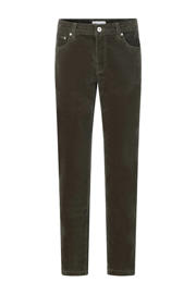 thumbnail: Babista corduroy regular fit broek Plus Size - olijfgroen