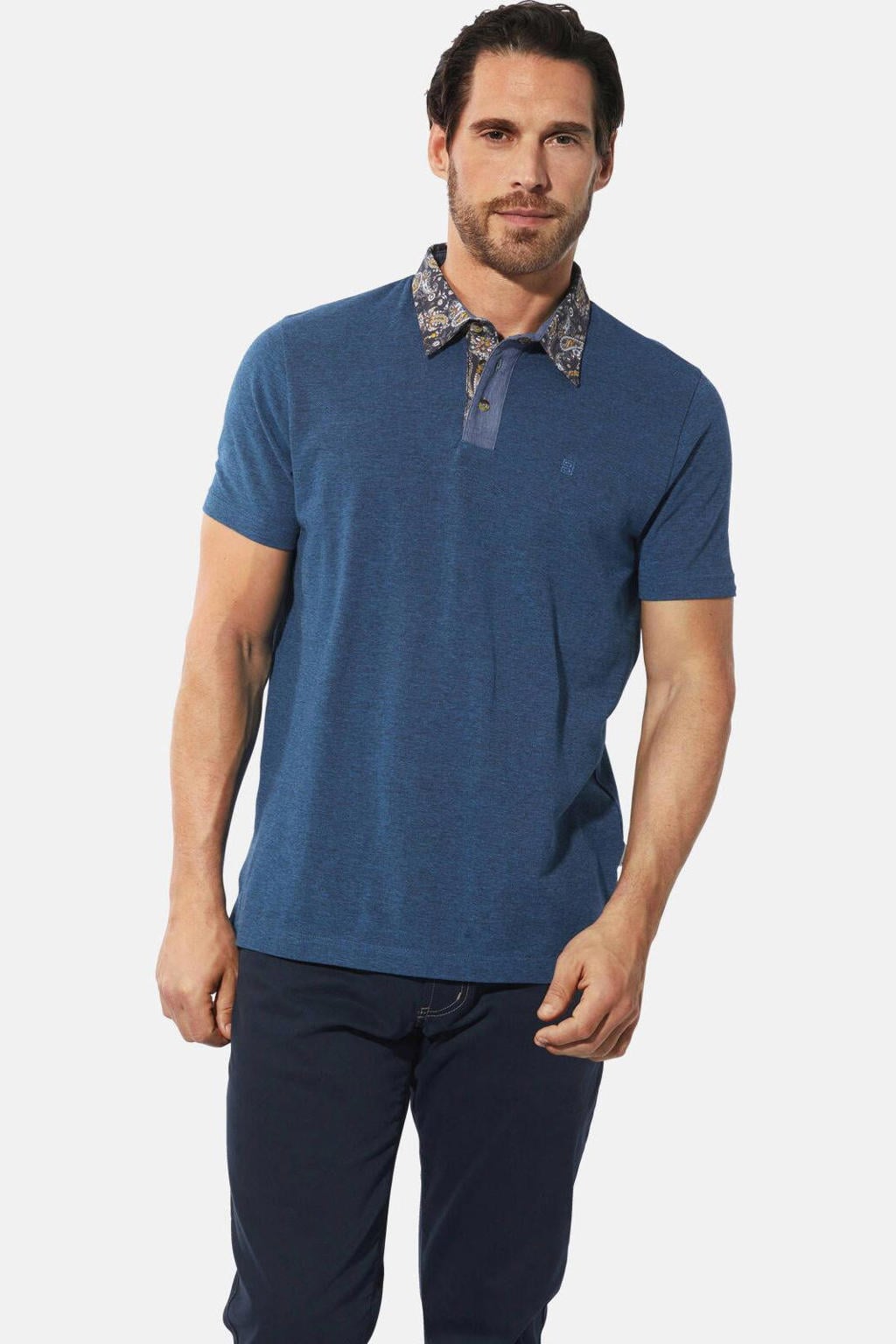 Babista regular fit polo Plus Size - donkerblauw (set van 2)