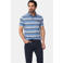 Babista regular fit gestreepte polo Plus Size - lichtblauw