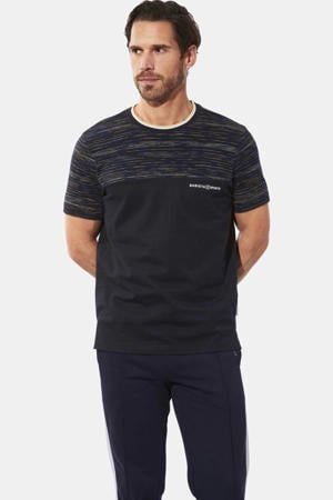 regular fit T-shirt Plus Size met print - donkerblauw