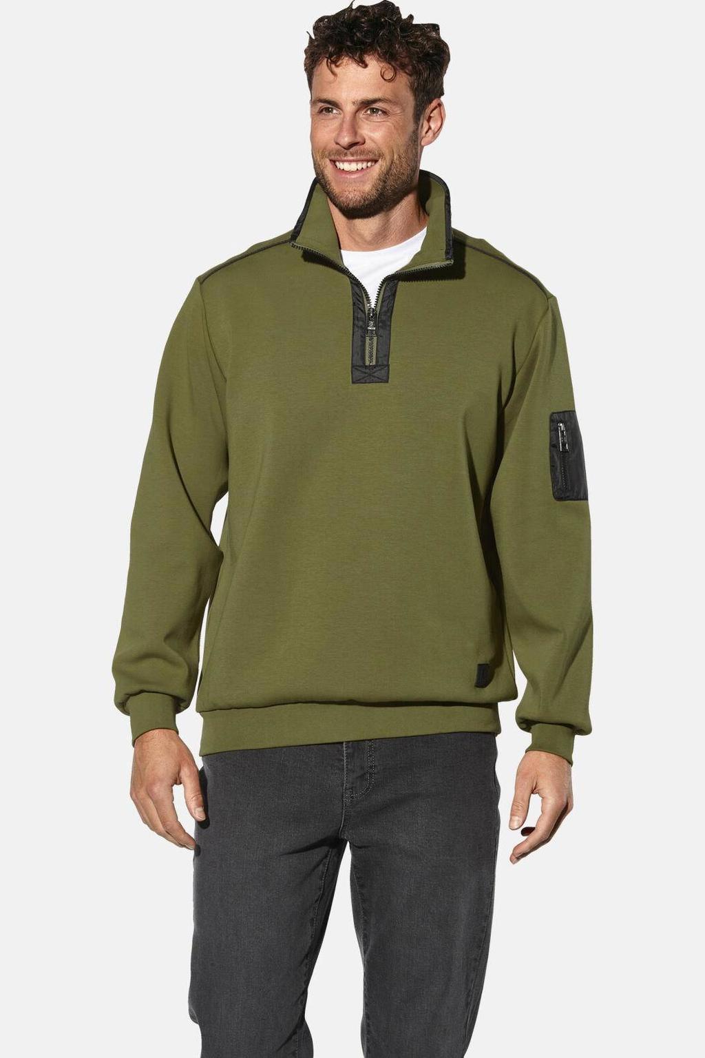 Babista sweat regular fit trui Plus Size - olijfgroen
