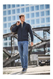 thumbnail: Babista RELAN sweatvest Plus Size - blauw
