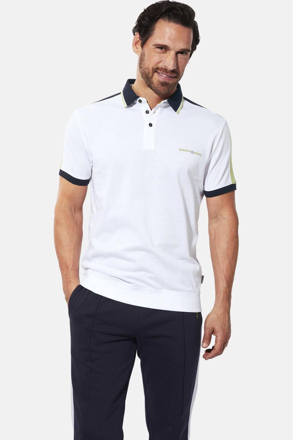 Babista regular fit polo Plus Size - wit