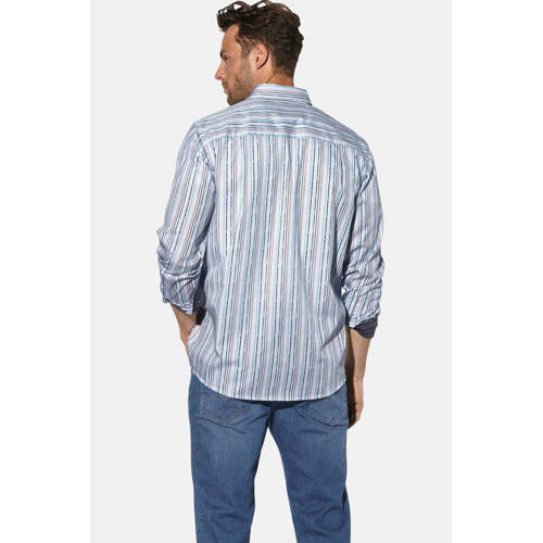 Babista regular casual overhemd MERN blauw afbeelding
