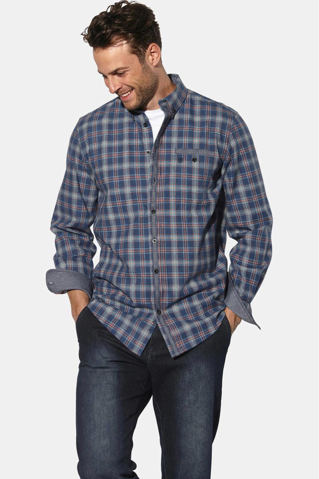 Babista casual overhemd ILAN blauw
