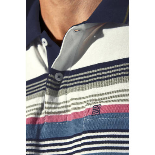 Babista regular polo ORVINO multi afbeelding