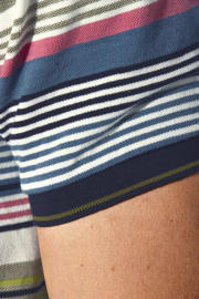 thumbnail: Babista regular fit gestreepte polo Plus Size - meerkleurig
