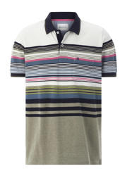 thumbnail: Babista regular fit gestreepte polo Plus Size - meerkleurig