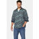 Babista regular fit overhemd Plus Size met print - donkerblauw