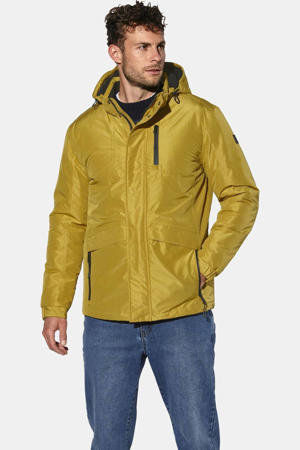 gewatteerde winterjas Plus Size - groen