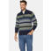 Babista katoenen gestreepte trui +FIT Collectie Plus Size - donkerblauw