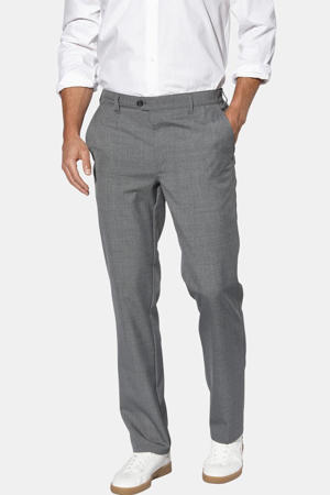 regular fit broek Plus Size met wol - grijs
