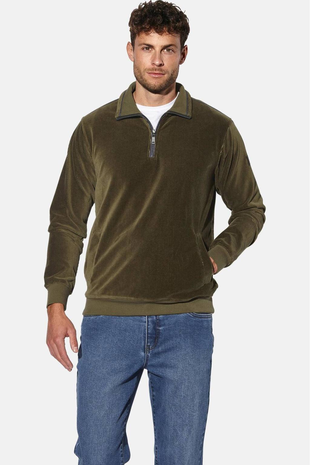 Babista PALEN regular fit sweater Plus Size - olijfgroen