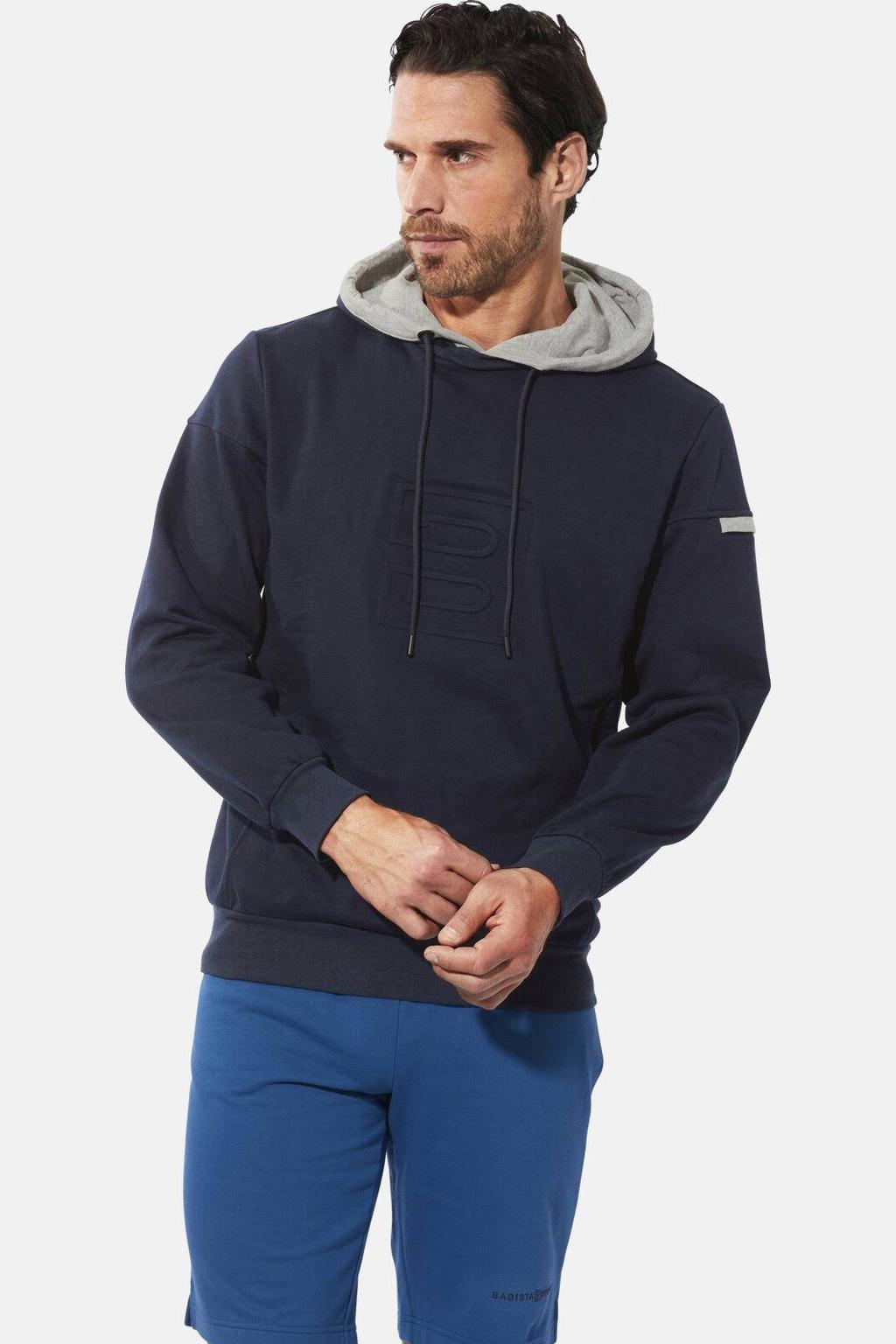 Babista regular fit hoodie Plus Size - donkerblauw