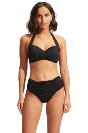 Collective high waist bikinibroekje zwart