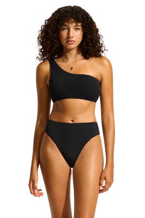 high leg bikinibroekje zwart