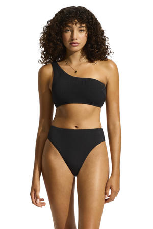 high leg bikinibroekje zwart