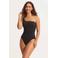 Seafolly one shoulder badpak zwart