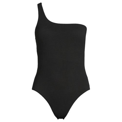 Seafolly one shoulder badpak zwart afbeelding