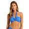 Seafolly Collective voorgevormde bandeau bikinitop blauw
