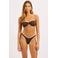 Seafolly Beach Bound voorgevormde strapless bandeau bikinitop bruin/ecru