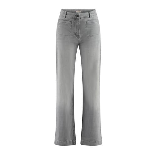 CLAUDIA BY CLAUDIA STRÄTER high waist flared jeans grey denim afbeelding