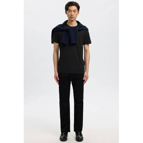 SELECTED HOMME regular T-shirt zwart - (set van 3) afbeelding