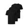 Selected regular T-shirt zwart - (set van 3)