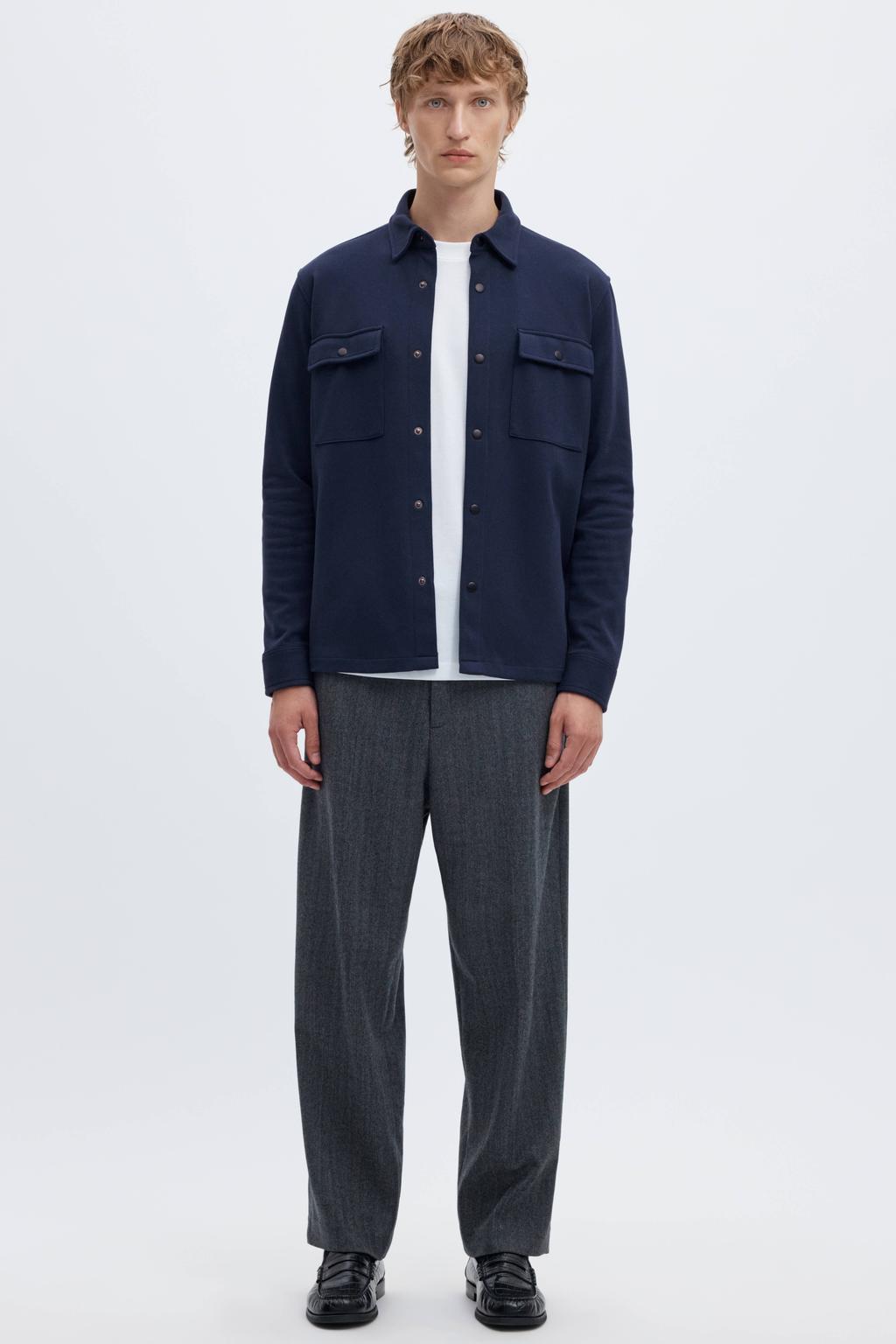 Selected overshirt donkerblauw