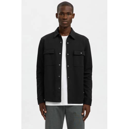 SELECTED HOMME overshirt zwart afbeelding