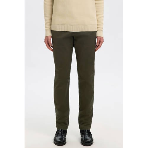 SELECTED HOMME NEW MILES FLEX slim chino donkergroen afbeelding