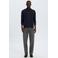 Selected gebreid vest donkerblauw