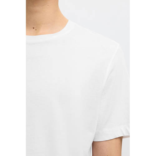 SELECTED HOMME regular T-shirt wit - (set van 3) afbeelding