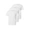 Selected regular T-shirt wit - (set van 3)