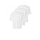 Selected loose T-shirt wit - (set van 3)
