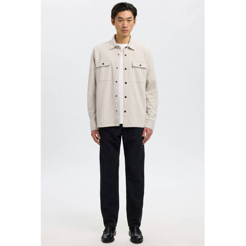 SELECTED HOMME overshirt beige afbeelding