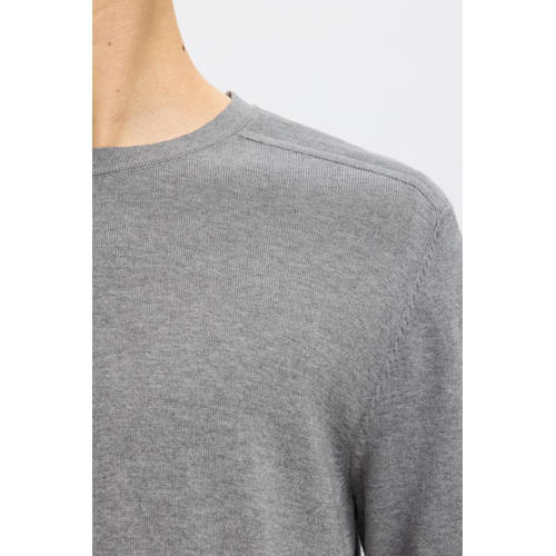 SELECTED HOMME gebreide trui grijs afbeelding