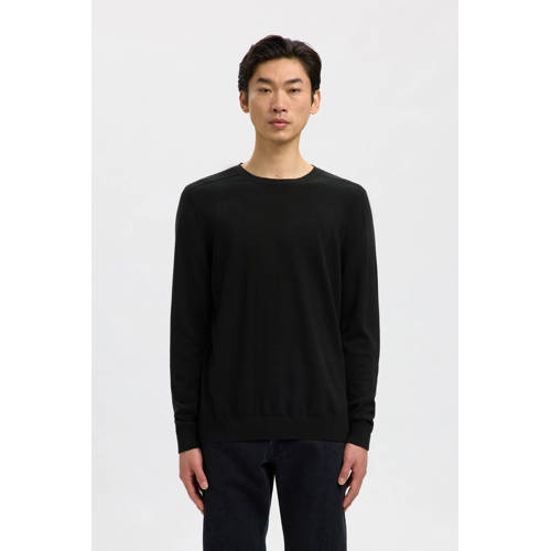 SELECTED HOMME gebreide trui zwart afbeelding
