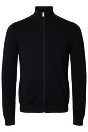 thumbnail: Selected gebreid vest zwart