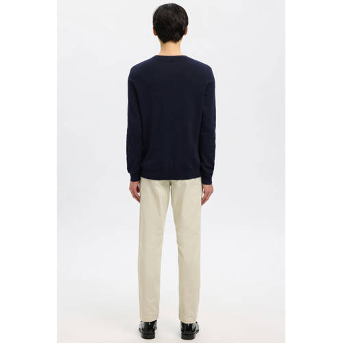 SELECTED HOMME gebreide trui donkerblauw afbeelding